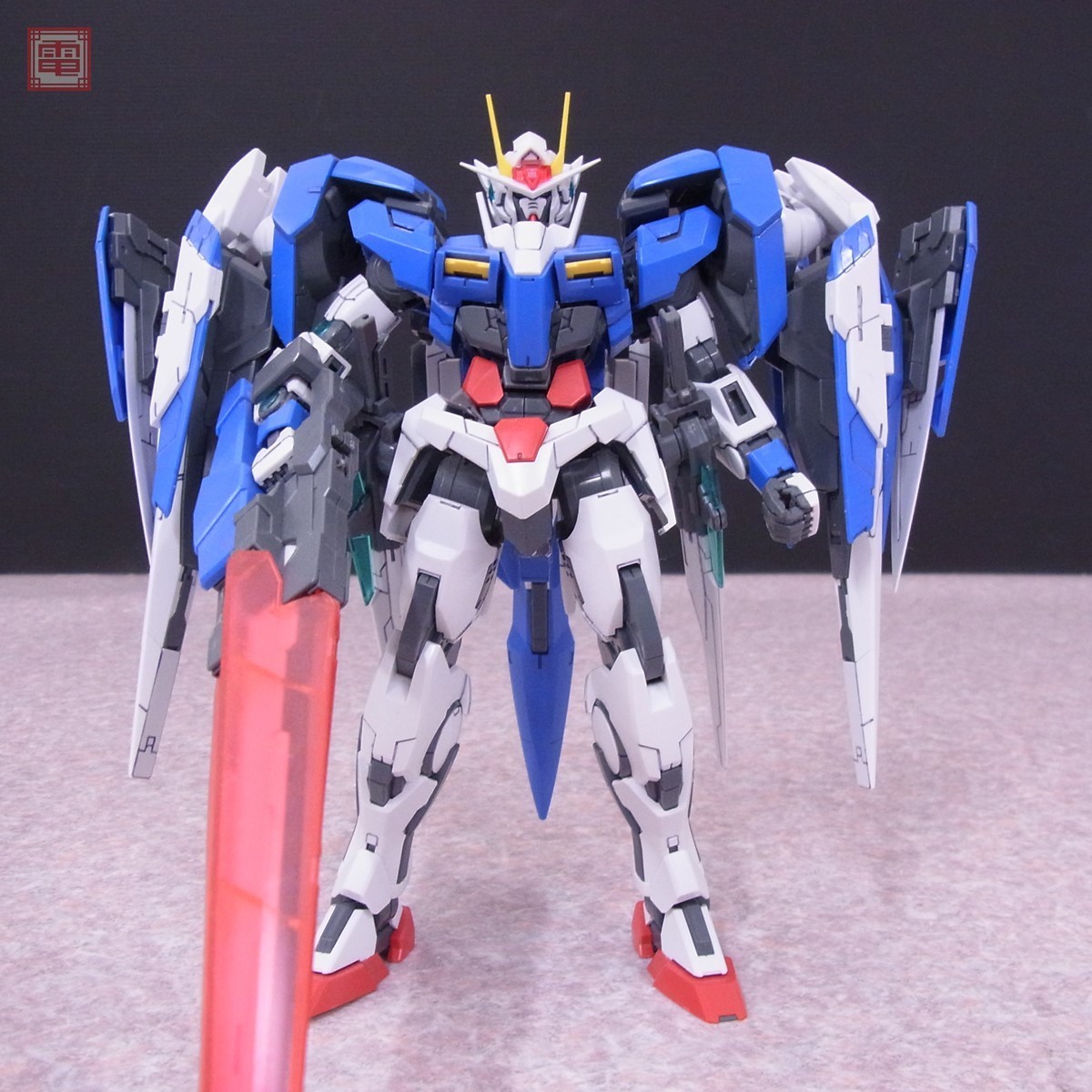 組立済 バンダイ MG 1/100 ダブルオークアンタ/ダブルオーライザー 計2