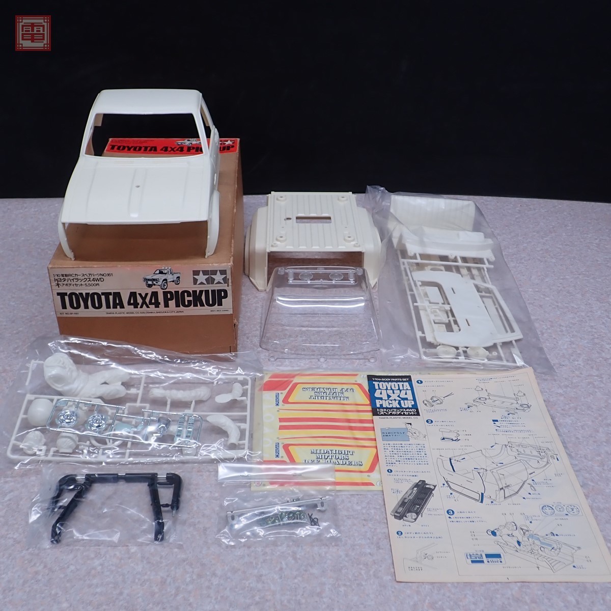 タミヤ 1/10 RC トヨタハイラックス スペアボディ Yahoo!オークション - 未使用 タミヤ 1/10 電動RCカー スペア