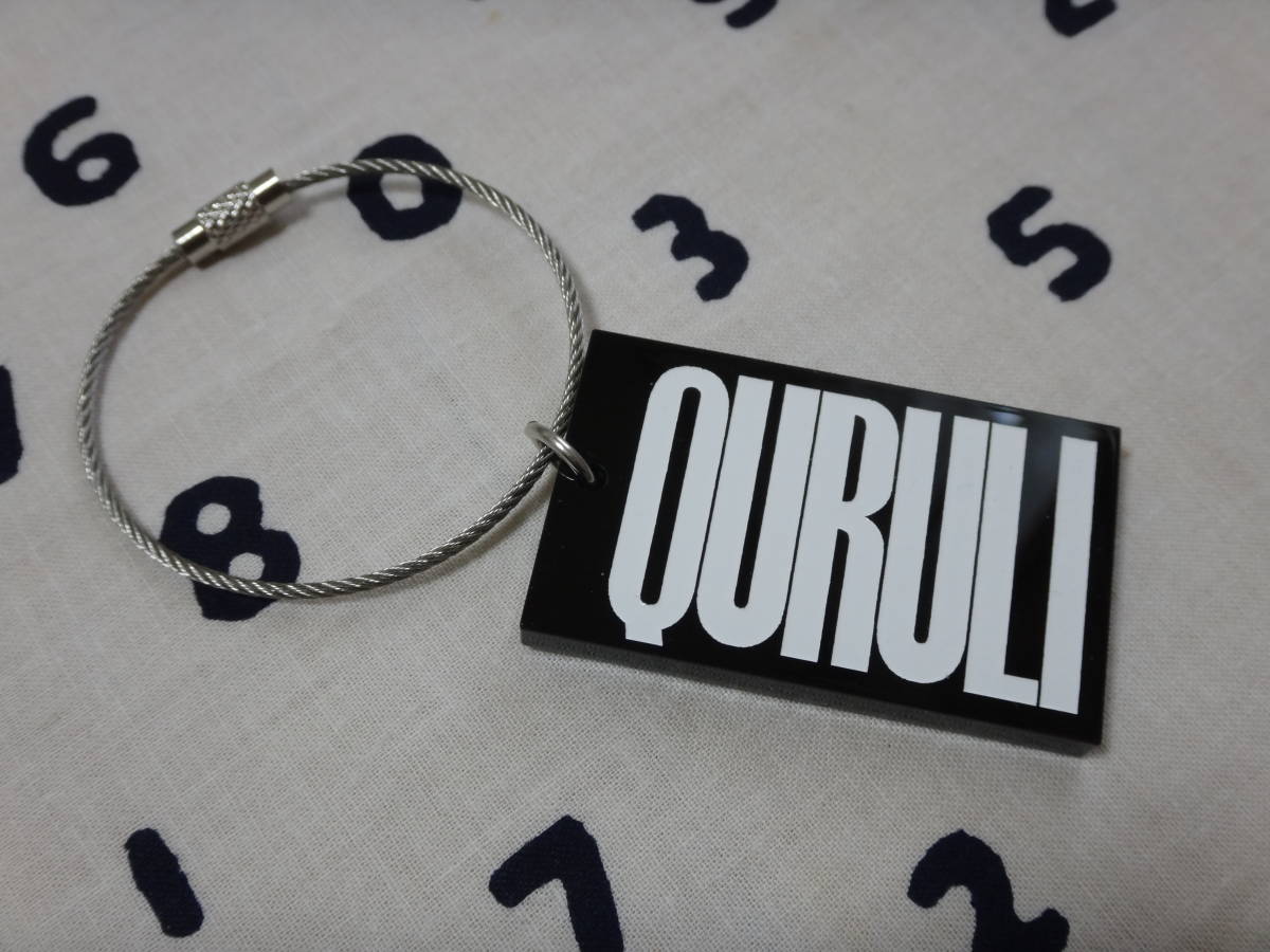 [ Quruli goods ] Special Q T-shirt ( white *S size )[2020 year |. rice field .& Sato . history san ]* extra attaching ( wire key ring mobile key holder )