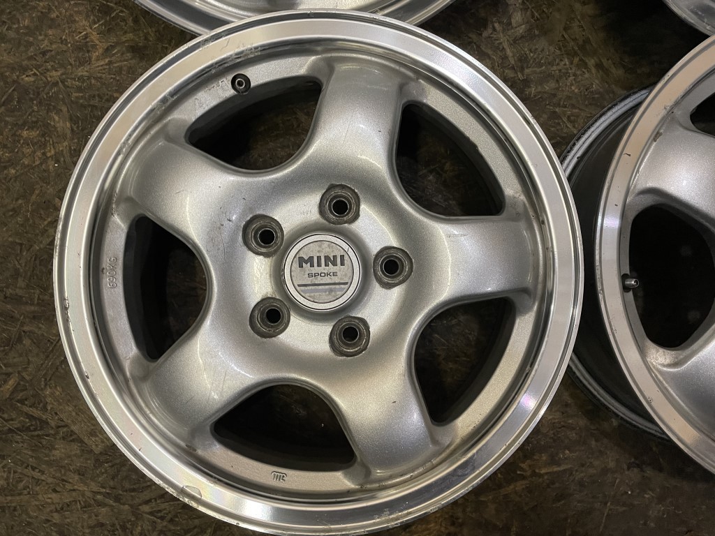 MINI SPOKE ミニスポーク 社外ホイール 15インチ 4本 5.5J5HPCD114.3+42 テリオスキッド パジェロミニ等　(VHC252)_画像4