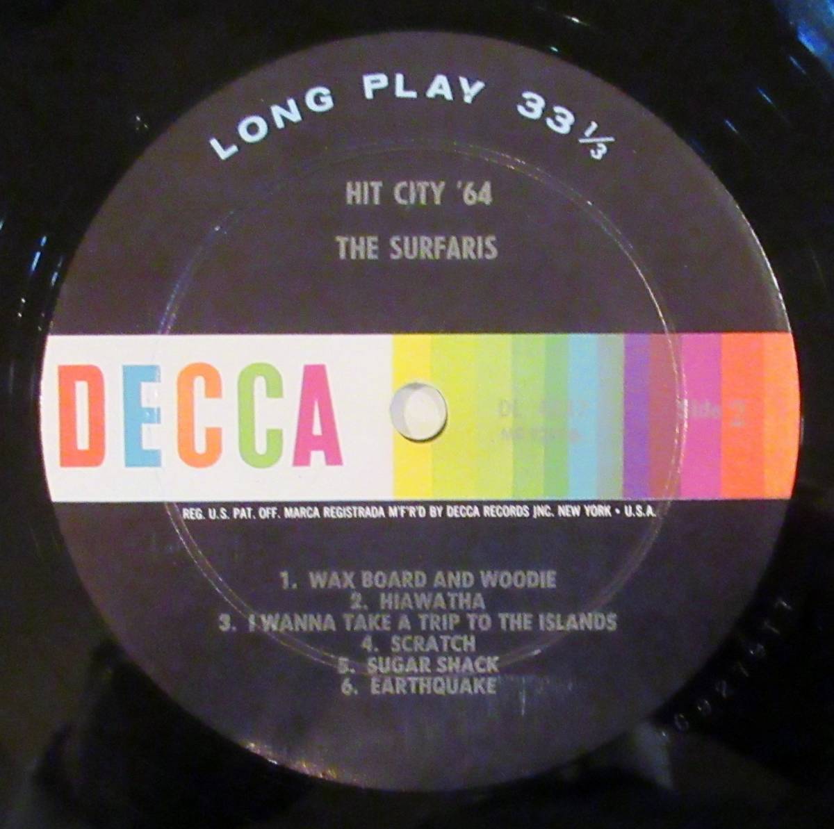  запись (LP) The * Safari -z(THE SURFARIS)HIT CITY