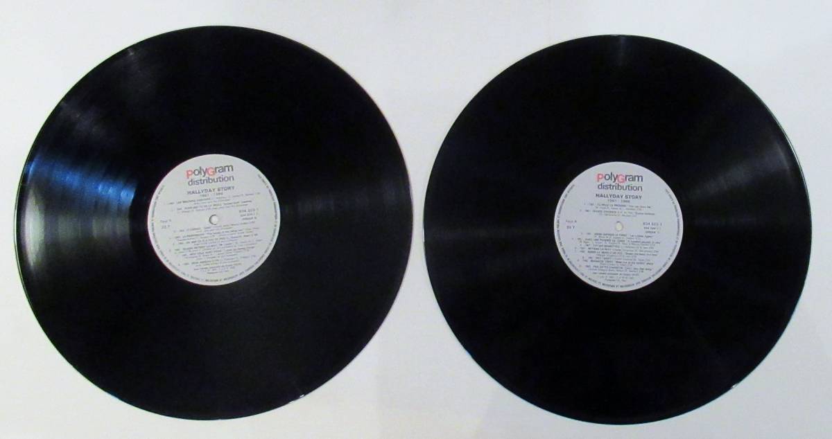 レコード〈LP〉ジョニー・アリディ（JOHNNY HALLYDAY）STORY 1961-1966 (834-223-1）2枚組_画像3