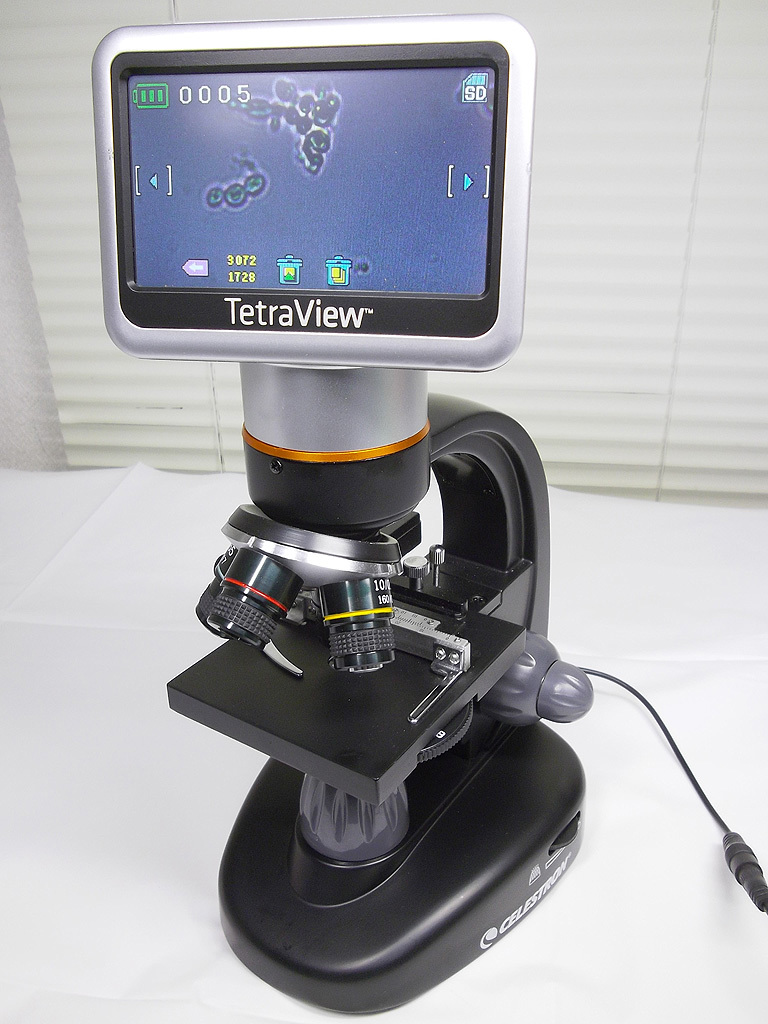 セレストロン 液晶デジタル顕微鏡 4.3インチ 500万画素 TetraView LCD