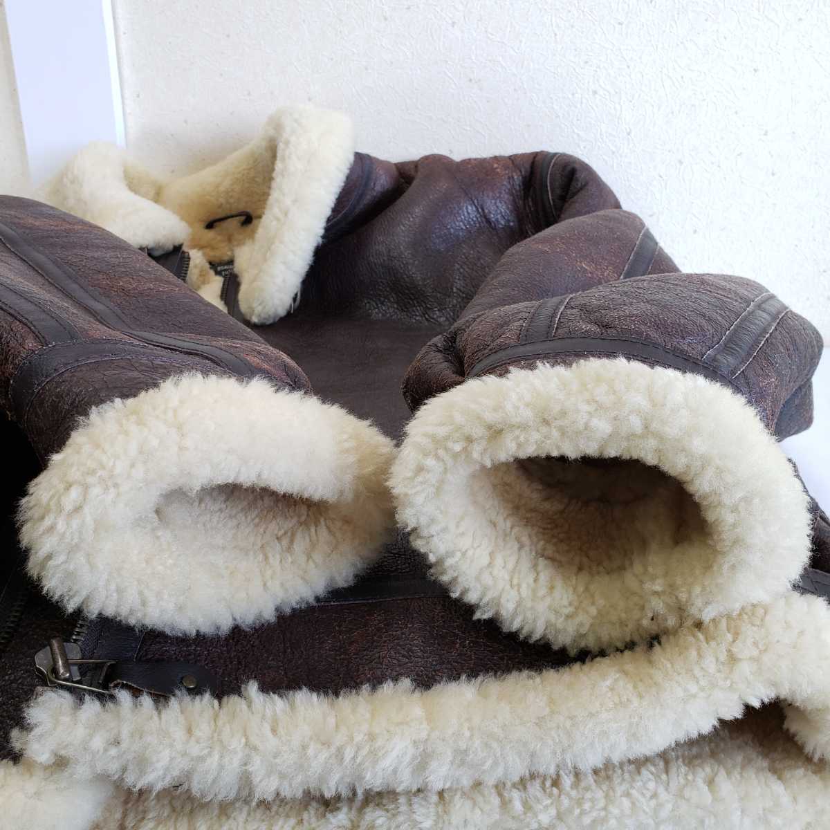 DOGFIGHT ドッグファイト社製 B3ジャケット 大戦モデル サイズ42 バズリクソンズ似リアルマッコイ似 DOGFIGHT （ドッグファイト）ムートンジャケット