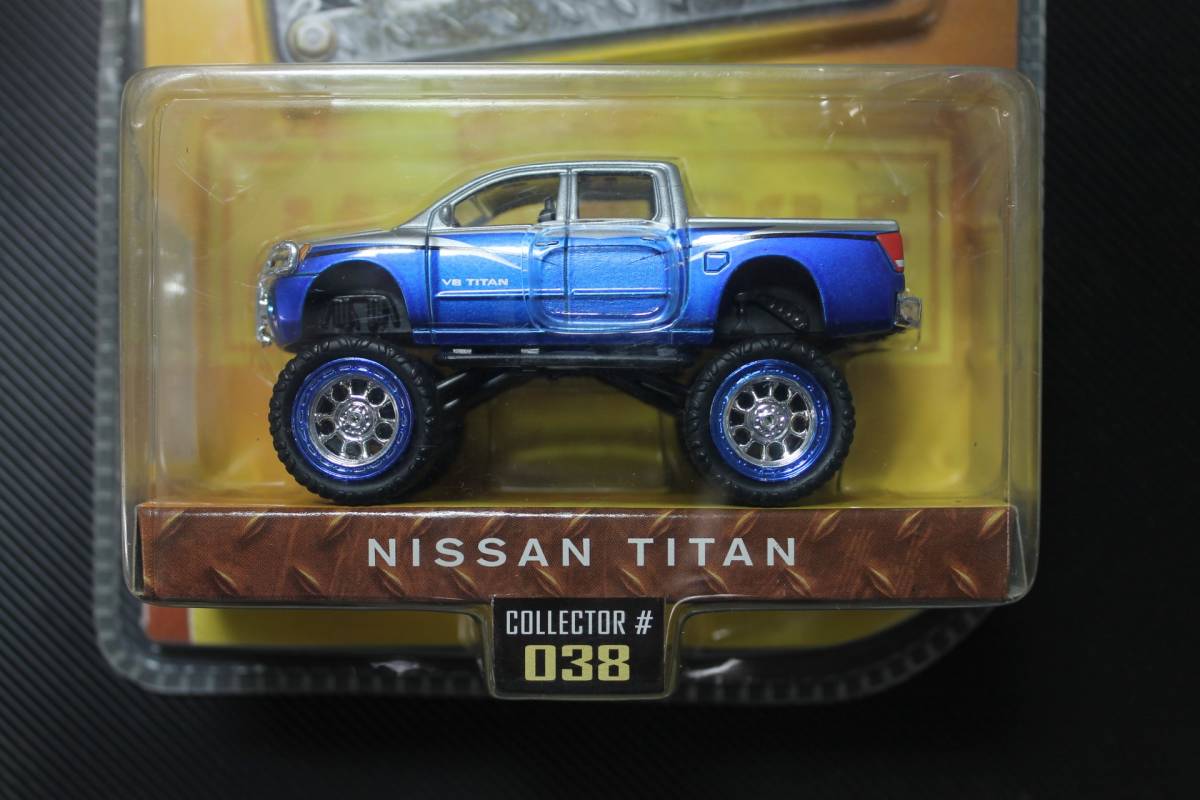 JADA TOYS NISSAN TITAN ミニカー ブルー 2006' 新品 未開封 1:64 日産 タイタン_画像3