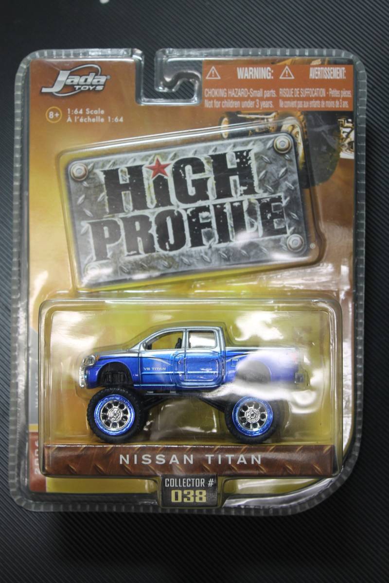 JADA TOYS NISSAN TITAN ミニカー ブルー 2006' 新品 未開封 1:64 日産 タイタン_画像1