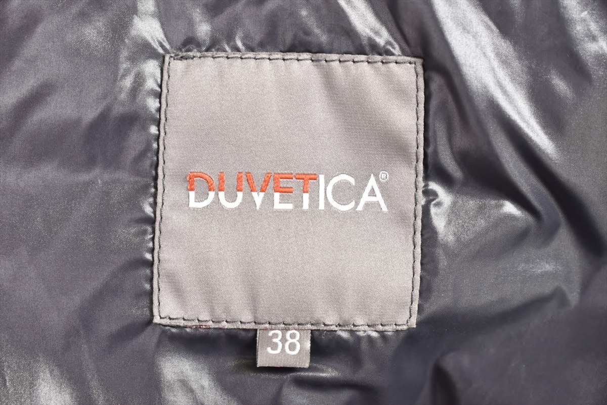 デュベティカ DUVETICA ダウンジャケット 38 ブラック 長袖 D 2380 00 CELTINA ナイロン ブルガリア製 2008WR063_画像4