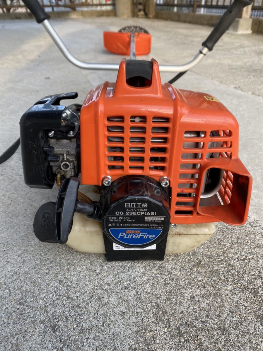 刈払機 草刈機 エンジン HIKOKI CG23ECP 【引取り限定】ジャンク