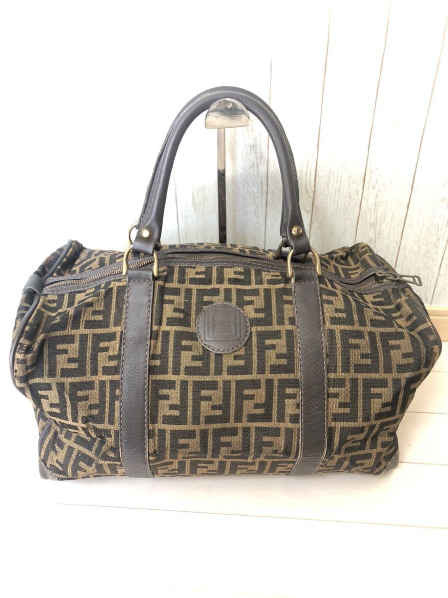 Yahoo!オークション - ☆1円☆ FENDI フェンディ ズッカ柄 ボストン