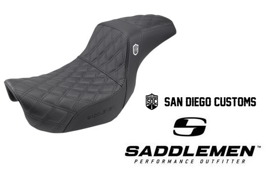 ダイナ 06-17 SDC Saddlemen サドルマン グリッパーシート 検 クラブ