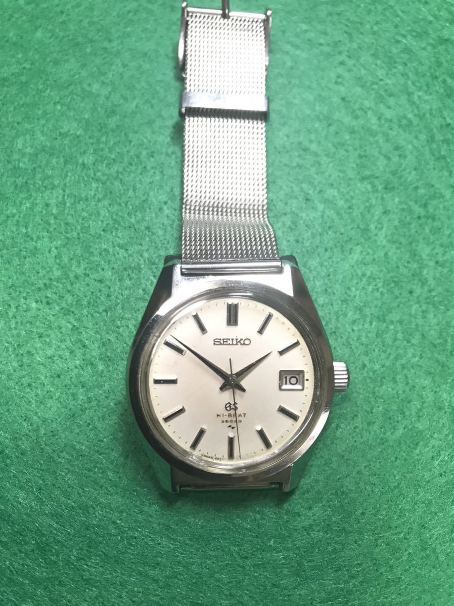 SEIKO GS グランドセイコー ハイビート手巻き メンズ時計 4522-8000
