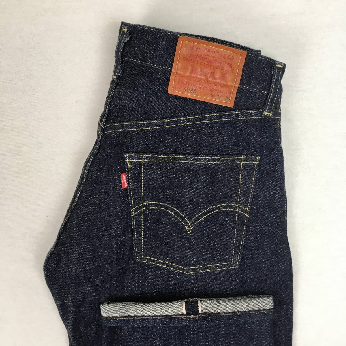 特別セーフ BIG'E' 503B-XX リーバイス LEVI'S 日本製 革パッチ ボタンフライ セルビッチ 赤耳 隠しリベット L36 W30 ジーンズ パンツ デニム 00年 W30 特別セーフ BIG'E' 503B-XX リーバイス LEVI'S 日本製 革パッチ ボタンフライ セルビッチ 赤耳 隠しリベット L36 W30 ジーンズ パンツ デニム 00年 W30