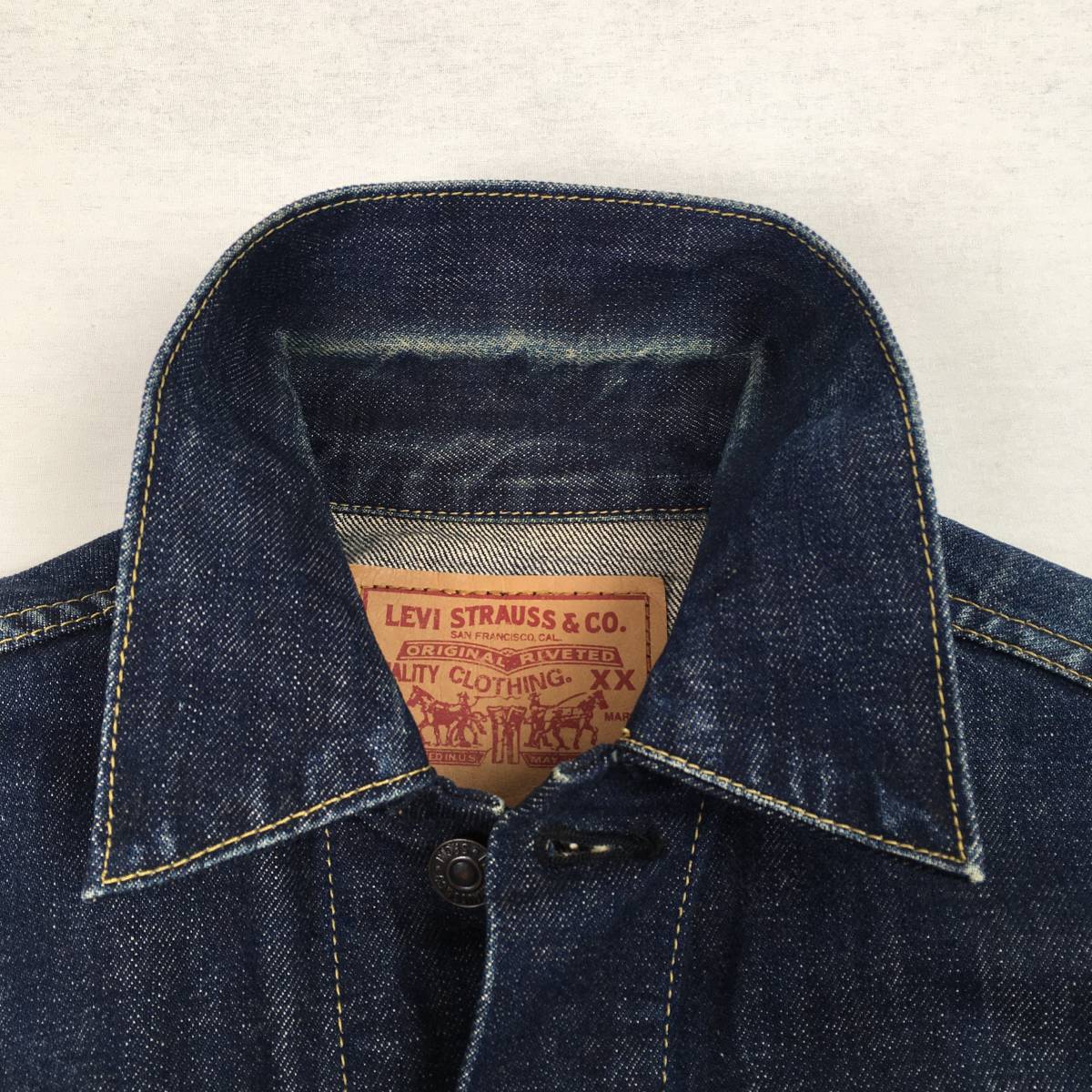 LEVI'S リーバイス 71557-02 3rd BIG'E' 日本製 96年 復刻 ジージャン サイズ34 デニム ジャケット Gジャン :: Yahoo!Auction|DEJAPAN - Bid and Buy Japan with 0% commission LEVI'S リーバイス 71557-02 3rd BIG'E' 日本製 96年 復刻 ジージャン サイズ34 デニム ジャケット Gジャン :: Yahoo!Auction|DEJAPAN - Bid and Buy Japan with 0% commission