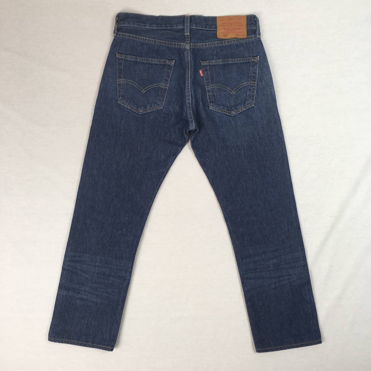 Levi's リーバイス 501 00501-2455 BIG'E' 米国製 デニム パンツ ジーンズ W28 L34 ボタンフライ 革パッチ セルビッチ 赤耳_画像2