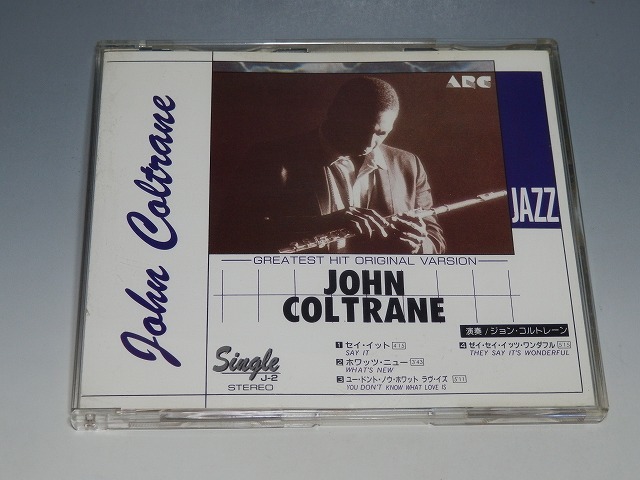JOHN COLTRANE ジョン・コルトレーン 国内盤 シングルCD/セイ・イット ホワッツ・ニュー 他 全4曲_画像1