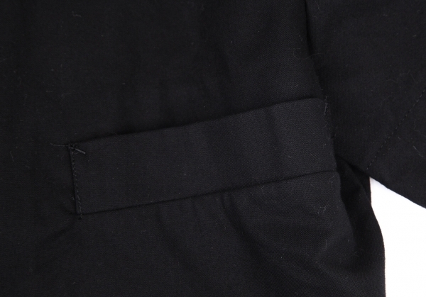  Limi feu LIMI feu обратная сторона точка дизайн кнопка отсутствует открытый цвет рубашка с коротким рукавом чёрный S [ женский ]
