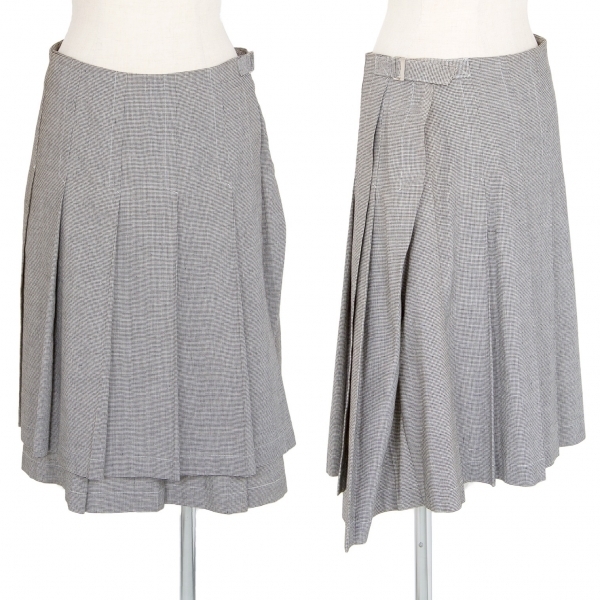 世界的に有名な GARCONS tricot tricot コットンプリーツスカート