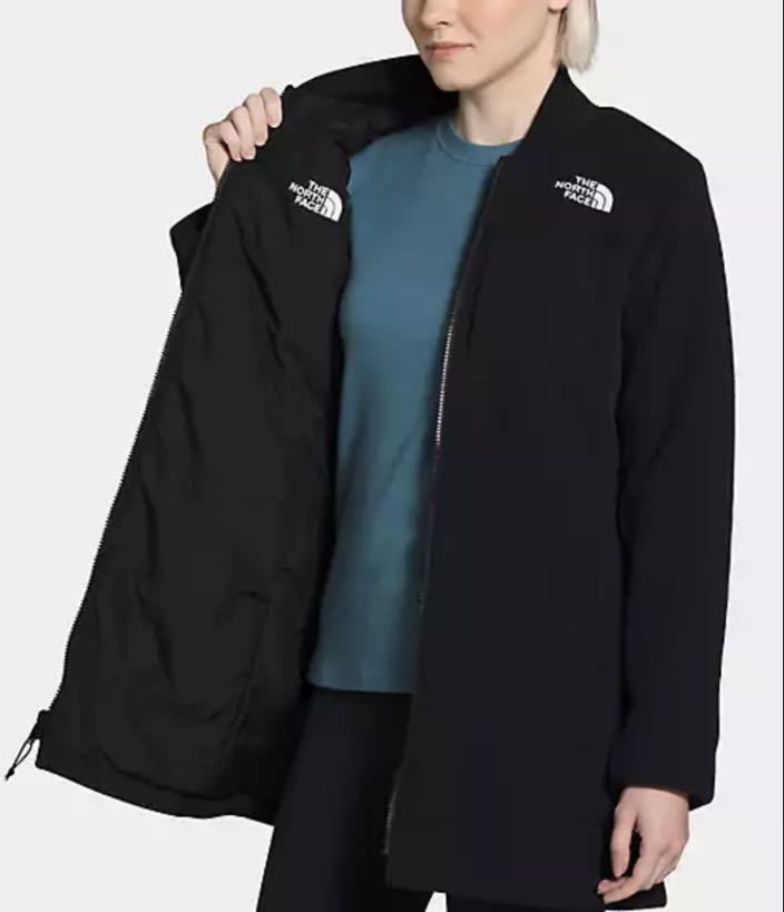 ノースフェイス レディース リバーシブル ロング フリース ジャケット North Face Women Reversible Long Fleece  Jacket Black 海外限定 新