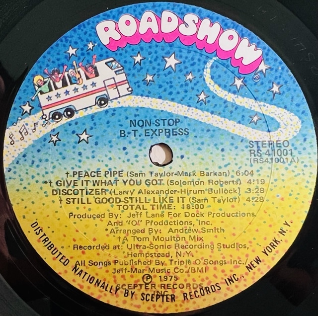 LP■SOUL/FUNK/B.T. EXPRESS/NON STOP/ROADSHOW RS 41001/US盤75年ORIG 準美/HOUSE LEGEND/ドラムブレイク/サンプリングソースにDJ人気盤！_画像4