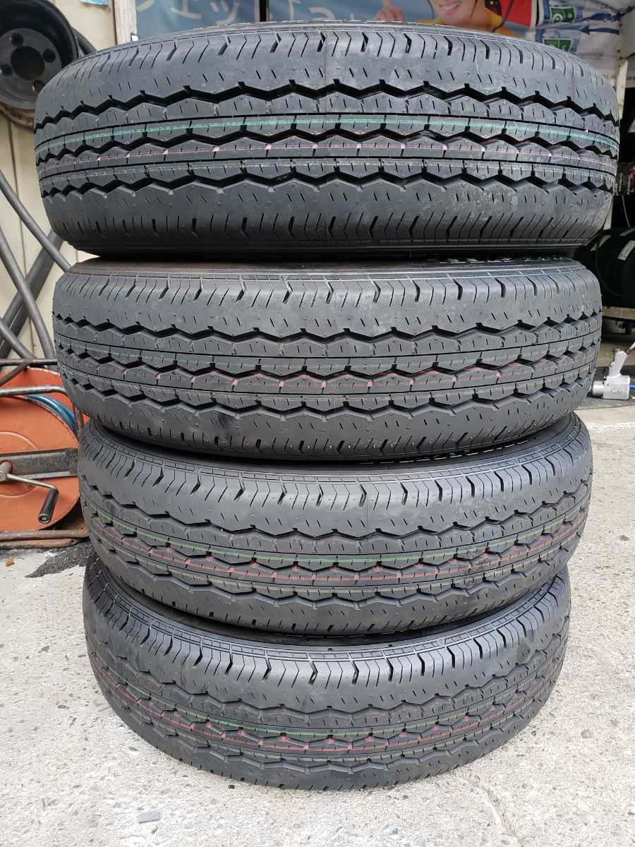 ヤフオク! - 新車外し ライン付き ブリヂストン 195/80R15 10