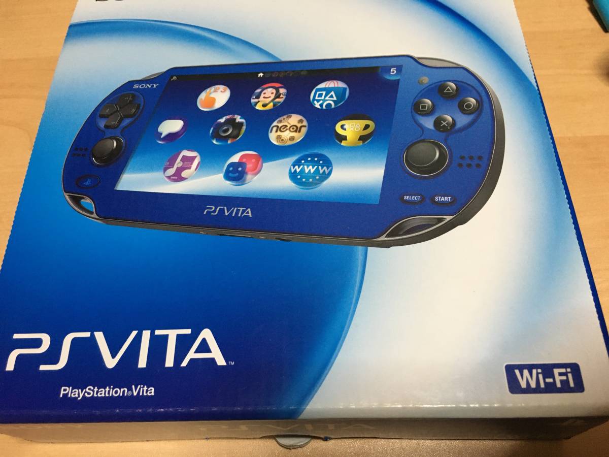 特注 PlayStation®Vita 32GBメモリカード付き サファイア・ブルー 携帯用ゲーム本体