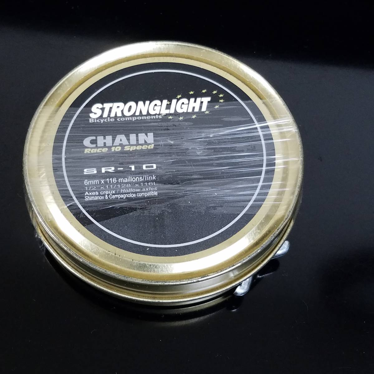 送料無料 STRONGLIGHT CHAIN SR-10 ストロングライト チェーン 未使用品 レストア コレクションに_画像9