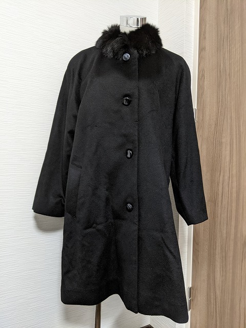 【開店記念セール!】 【送料無料】A460 カシミヤ 100% 大きいサイズ ゆったり楽ちん フォックス 毛皮 リアルファー イタリア生地 ロングコート Lサイズ 【開店記念セール!】 【送料無料】A460 カシミヤ 100% 大きいサイズ ゆったり楽ちん フォックス 毛皮 リアルファー イタリア生地 ロングコート Lサイズ