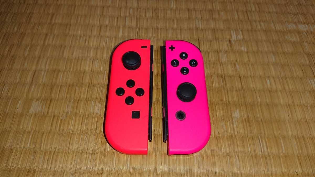 任天堂 ニンテンドー Nintendo Switch スイッチ コントローラー Joy-Con ジョイコン 2個 セット ジャンク扱い _画像1