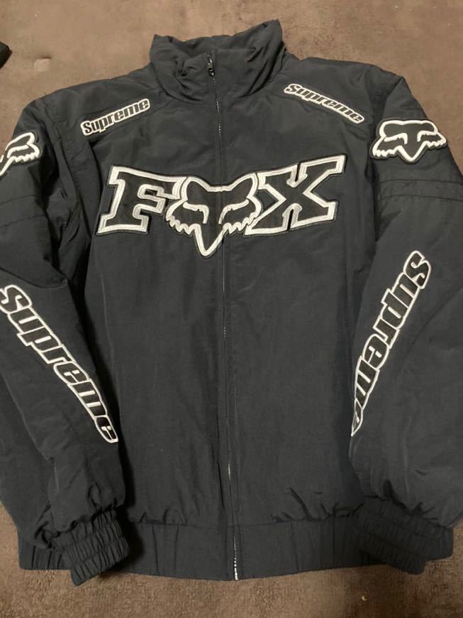 4周年記念イベントが 美品 Supreme Fox Racing Puffy Jacket black Size シュプリーム 20FW ブラック パフィー 黒 フォックス 68％以上節約 M