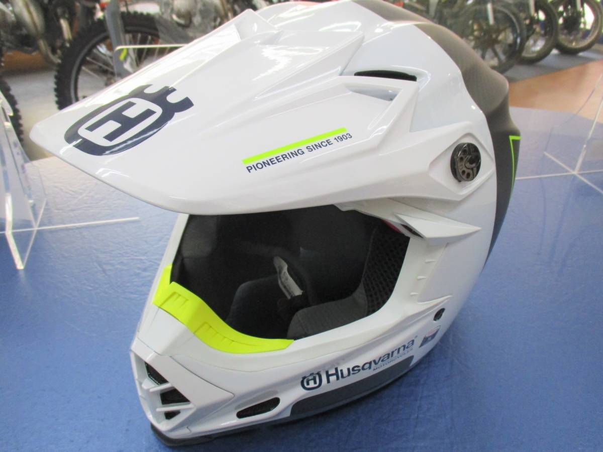 ハスクバーナ BELL MOTO9FLEX RAILED HELMET Lサイズ オフロード