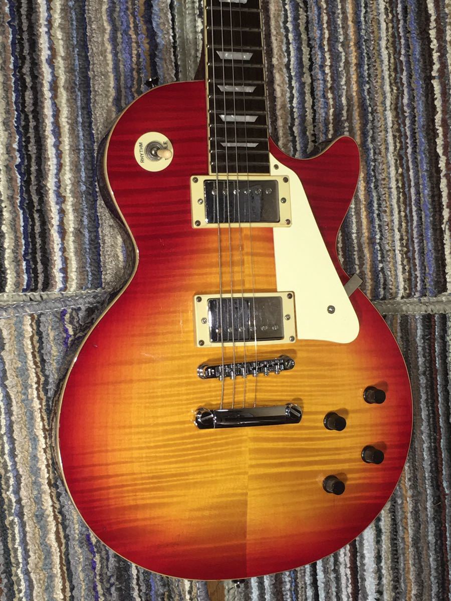 バッカス Bacchus 極上! LP ライブロード Live Road 激虎 TOP スポルテッドマホガニー 美品 レスポール CS GIBSON ギブソンヘッド Les Paul_画像10