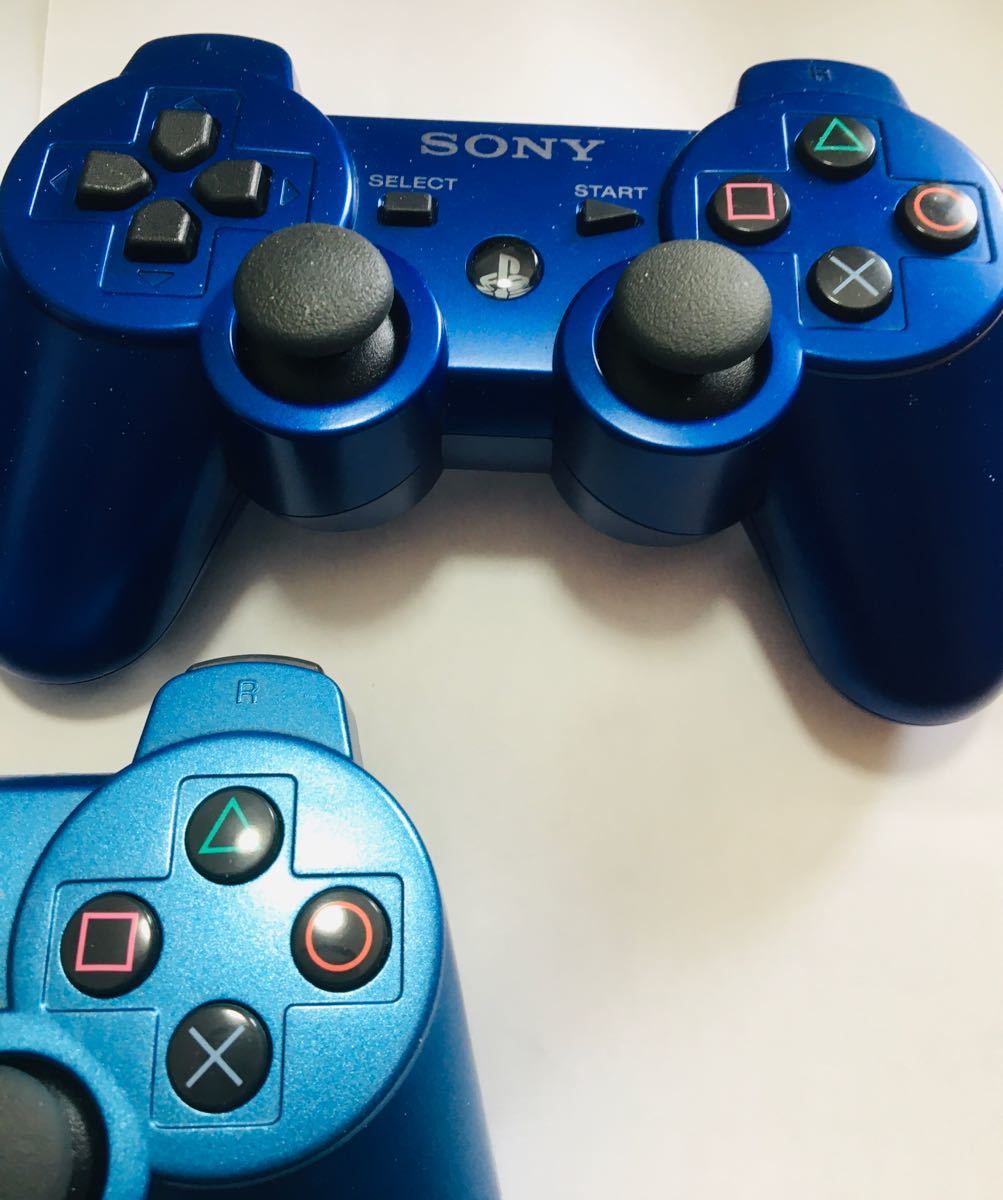 動作品】PS3 純正 コントローラー スプラッシュブルー 動作品】PS3 純正 コントローラー スプラッシュブルー