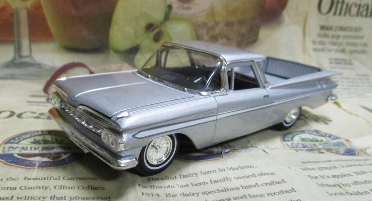 * rare out of print *Signature Models*1/32*1959 Chevrolet El Camino silver ≠ Franklin Mint 