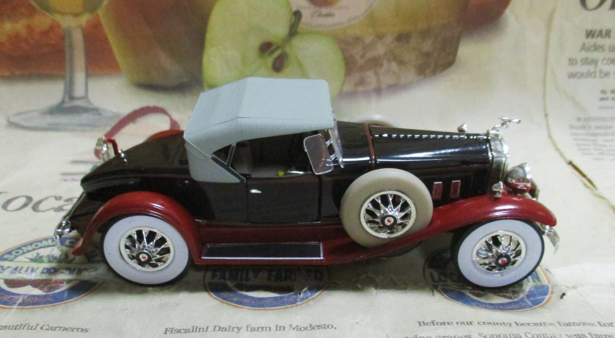 ★レア絶版*Signature Models*1/32*1930 Packard Boattail Roadster ブラック/レッド≠フランクリンミント_画像6