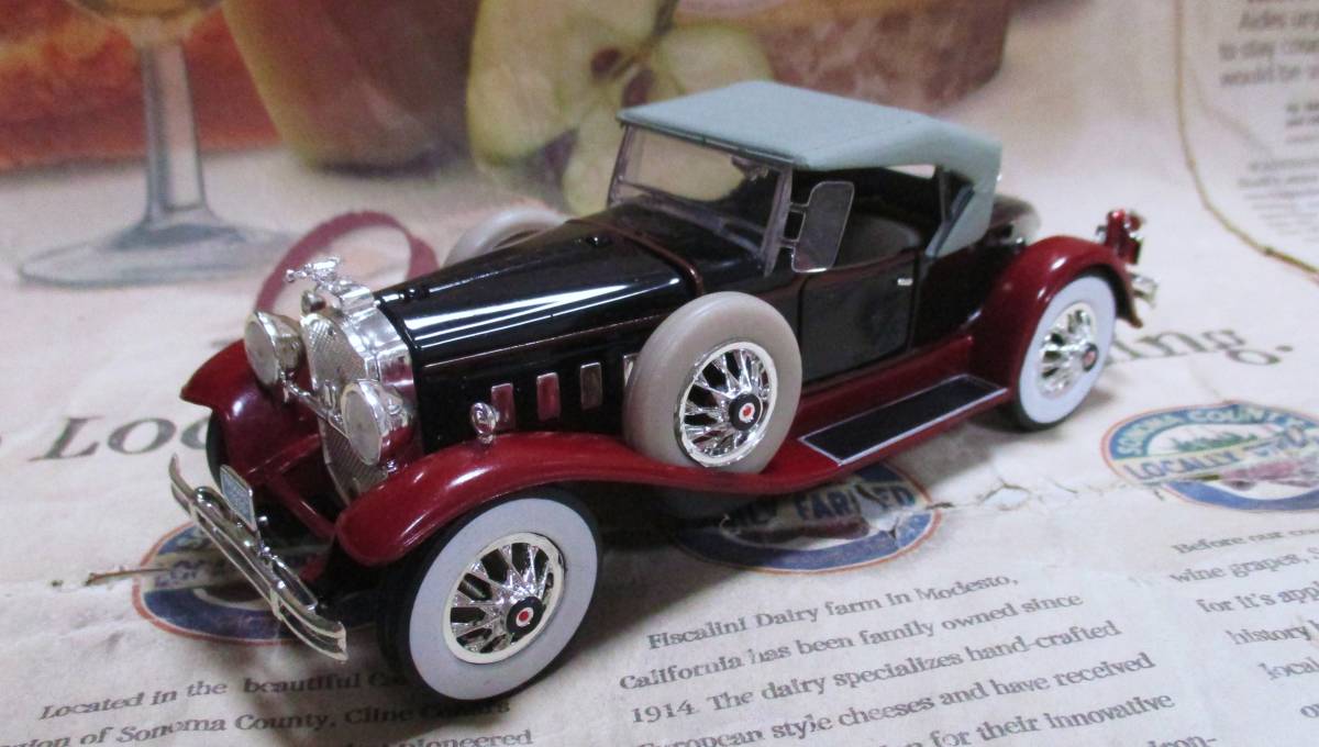 ★レア絶版*Signature Models*1/32*1930 Packard Boattail Roadster ブラック/レッド≠フランクリンミント_画像1