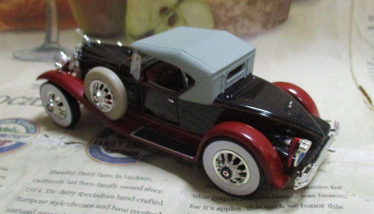 ★レア絶版*Signature Models*1/32*1930 Packard Boattail Roadster ブラック/レッド≠フランクリンミント_画像2