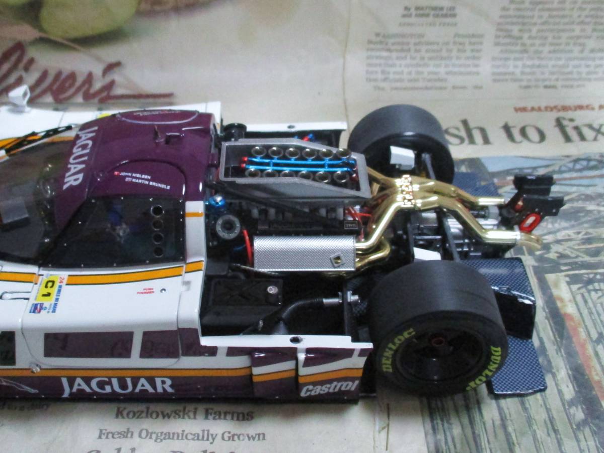 ★激レア絶版*EXOTO*1/18*1988 Jaguar XJ-R9 LM #1 Castrol 1988 Le Mans 24h≠BBR_画像6