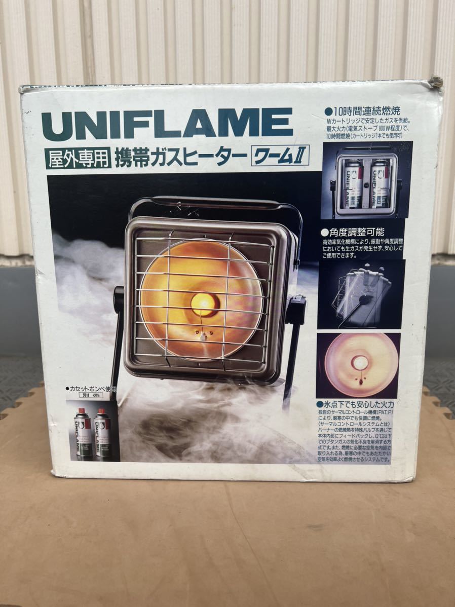 UNIFLAME ユニフレーム　ワームⅡ ハンディー　ガスヒーター　キャンプ_画像1