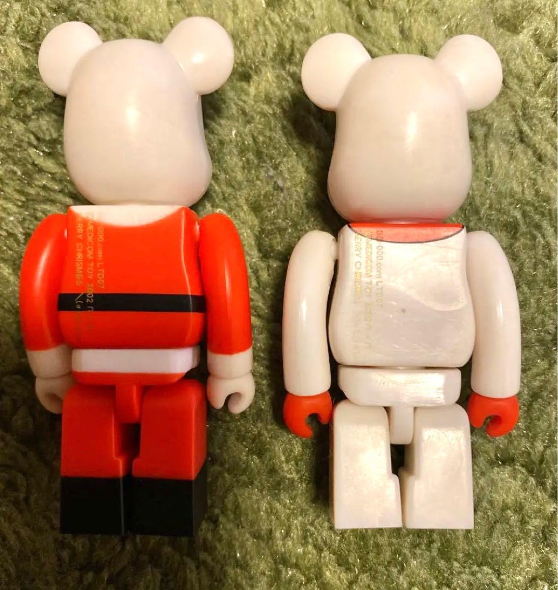 ベアブリック BE@RBRICK 100% サンタクロース雪だるま