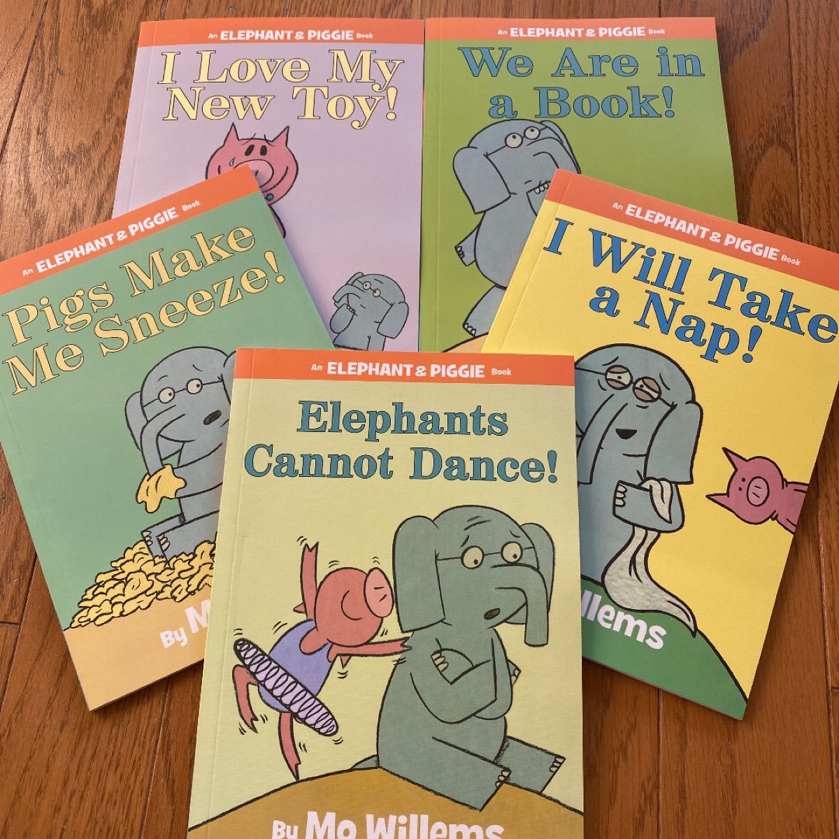 An Elephant and Piggie 5冊セット mo willems 英語多読 英語絵本 洋書