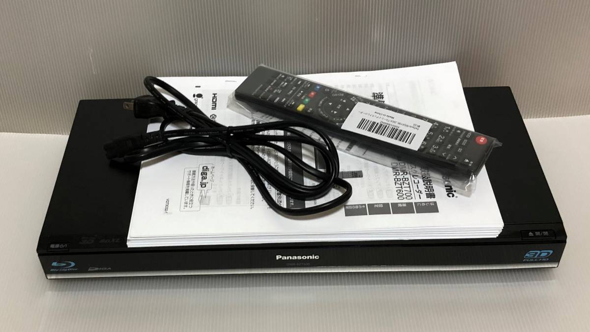 新品東芝HDD 6TB換装 HDD/BD動作確認済】 Panasonic DMR-BZT600