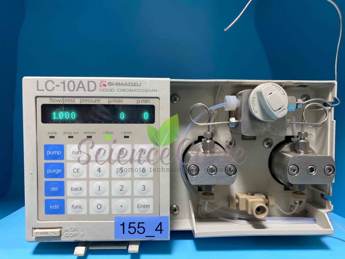 SHIMADZU LC-10AD 液体クロマトグラフポンプ 通電確認済み SC-155_4 SHIMADZU LC-10AD 液体クロマトグラフポンプ 通電確認済み SC-155_4