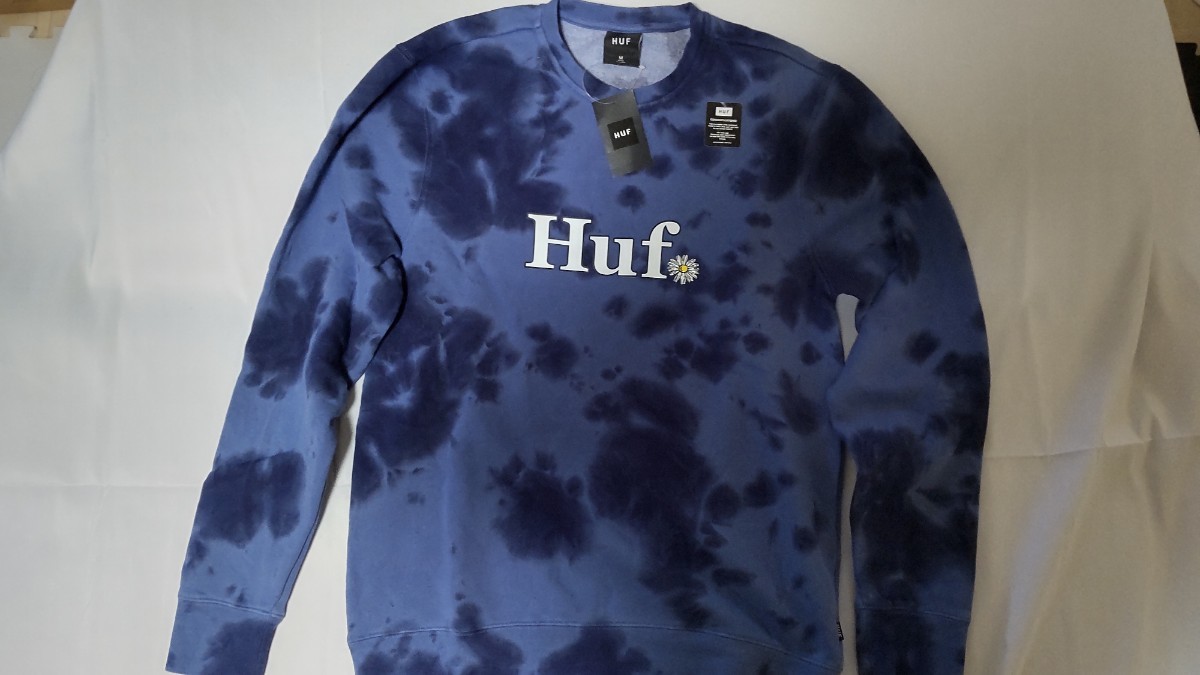 新品 ・HUFハフ M(L～XLサイズ) トップス スウェットトレーナー裏起毛