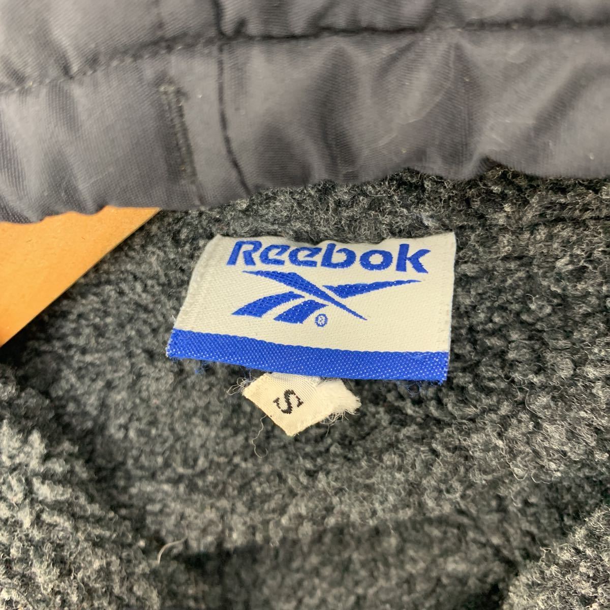  Reebok REEBOK S размер черный bench пальто обратная сторона боа флис чёрный . Logo Grand пальто gla темно синий футбол . sport!#CD145