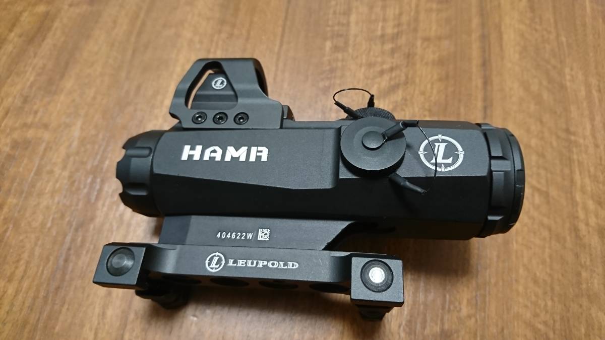 LEUPOLD HAMRスコープ Delta Pointサイト Leupold Mark 4 HAMR type 4x scope with delta point type dot sight