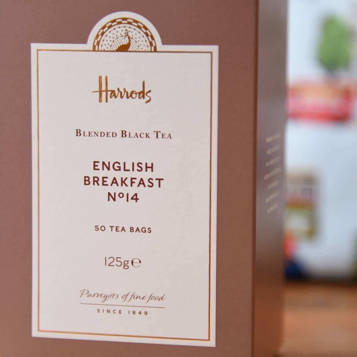Harrods/ハロッズ 紅茶 No.14 English Breakfast ティーバッグ50包_画像4