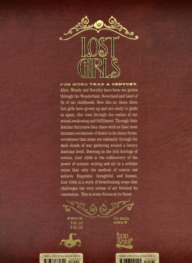 セール】 Lost Girls アメコミ 洋書 ロスト ガールズ アラン ムーア著