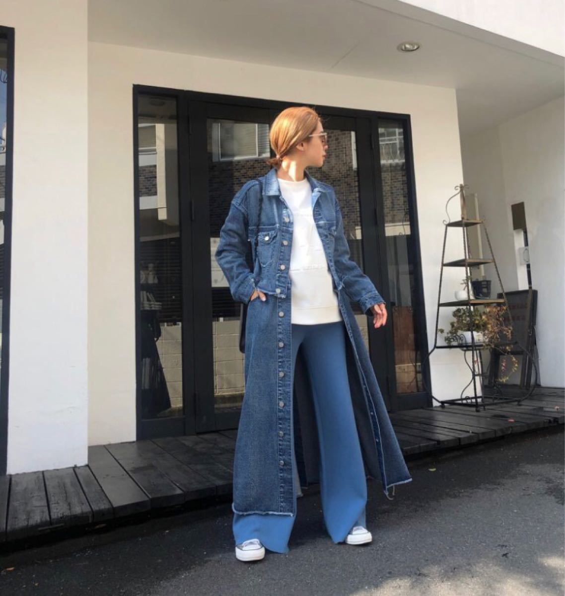 Ameri 4WAY DENIM DRESS COAT | www.myglobaltax.com