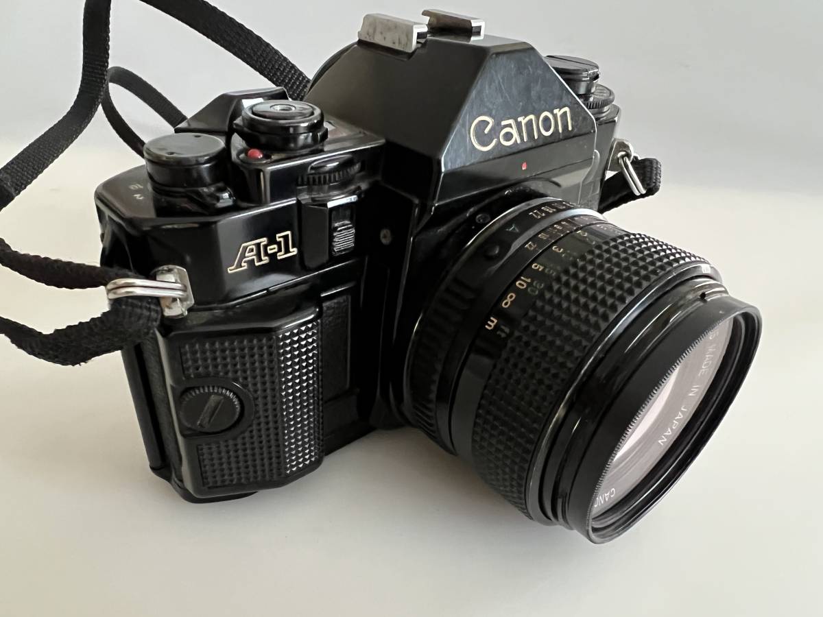 Canon A-1 35mm SLR Film Camera FD 50mm f/1.4 S.S.C. ジャンク品　_画像3