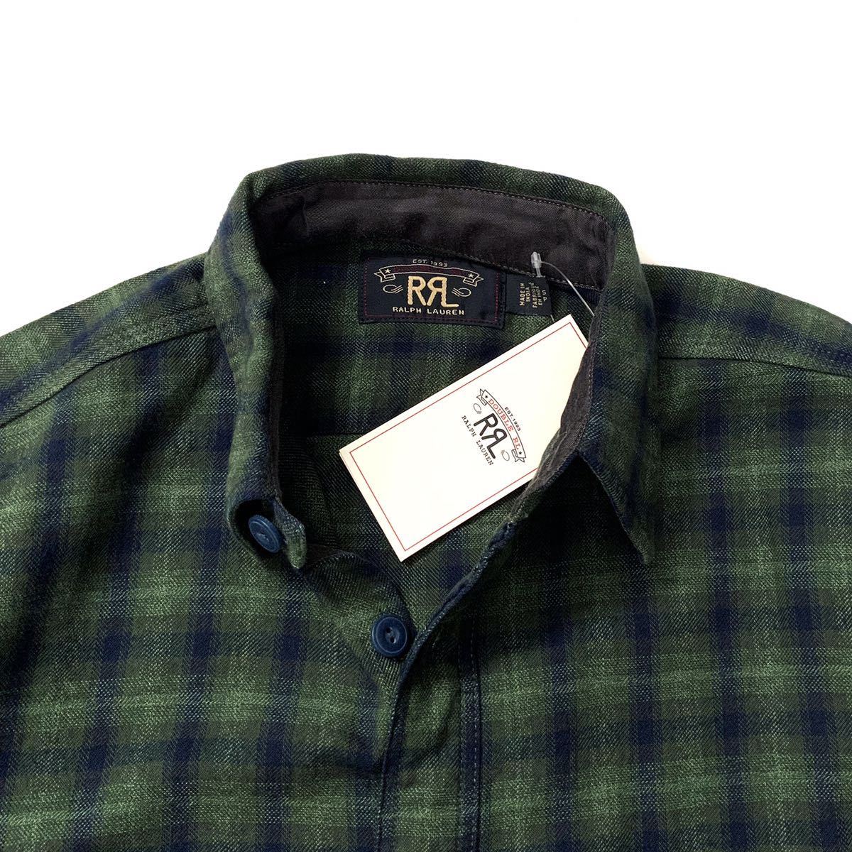 21FW 新品 DOUBLE RL RRL プラッド ツイル ワーク シャツ ラルフ